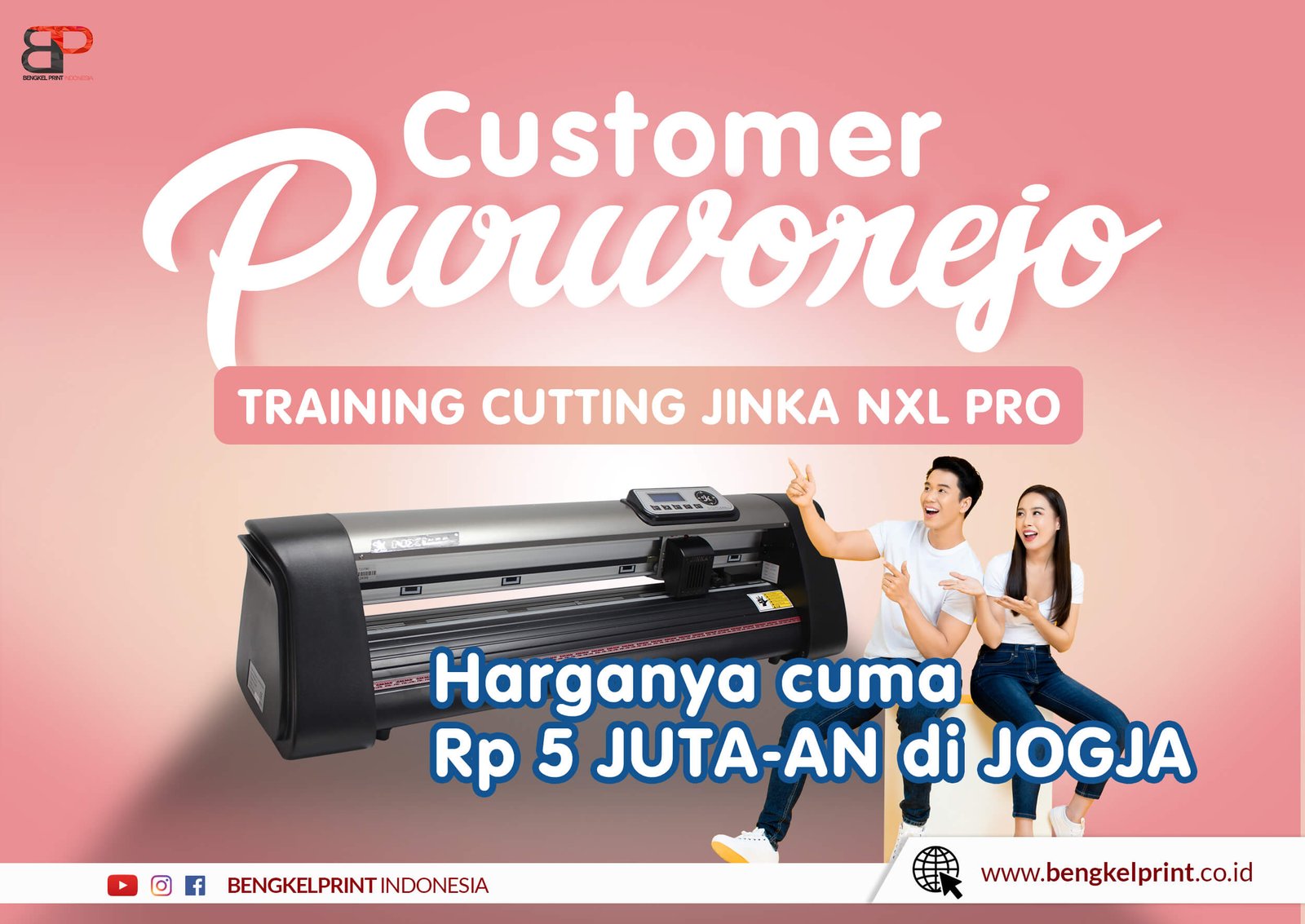 Mesin Cutting Stiker Jinka Homecare