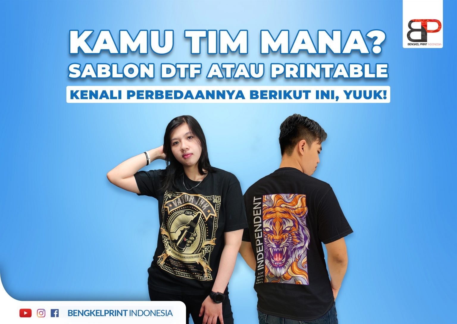 Perbedaannya Sablon Dtf Film Dan Printable Flex Bengkel Print Indonesia