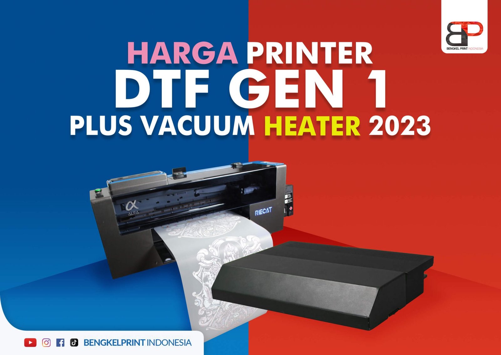 Perbedaan Printer DTF RIECAT Alfa Gen 1 A3 Dan Alfa Lite A4