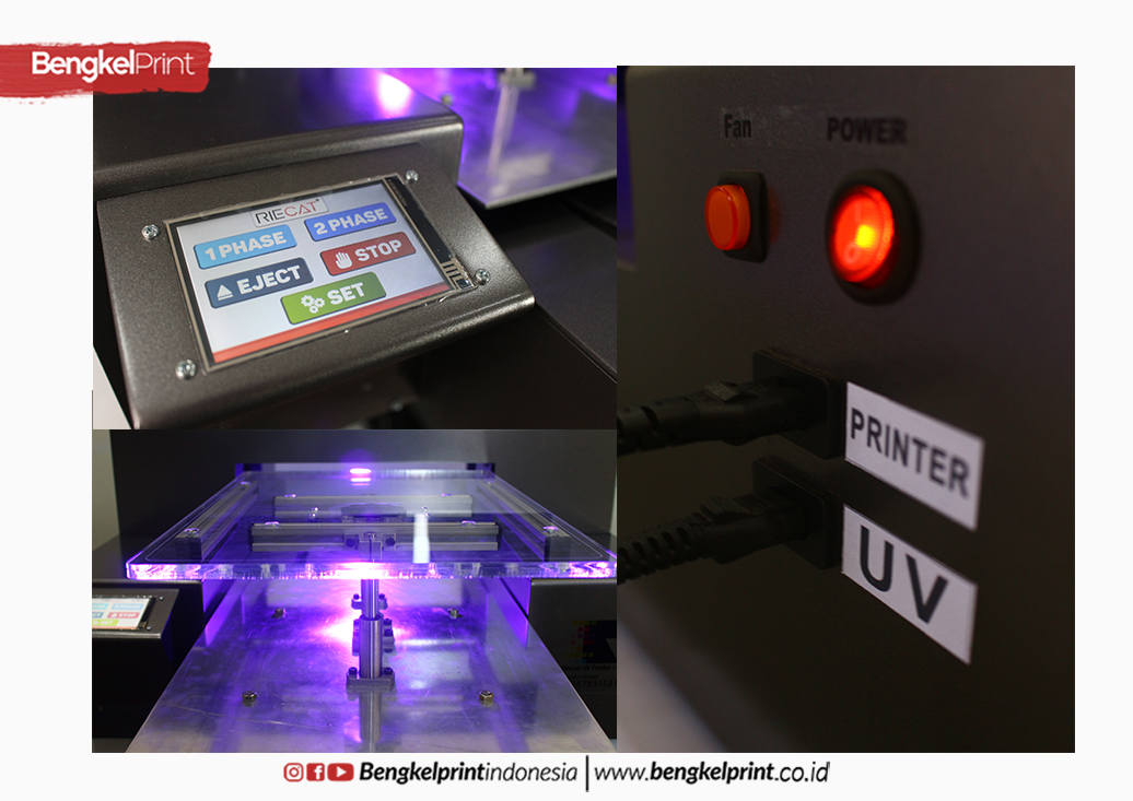 mesin printer UV LED RIECAT V2 2020