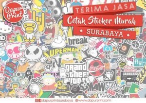 jual sticker surabaya