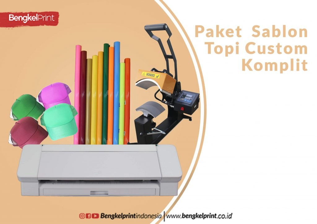 paket usaha sablon topi