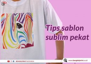 cara sablon sublimasi dengan benar
