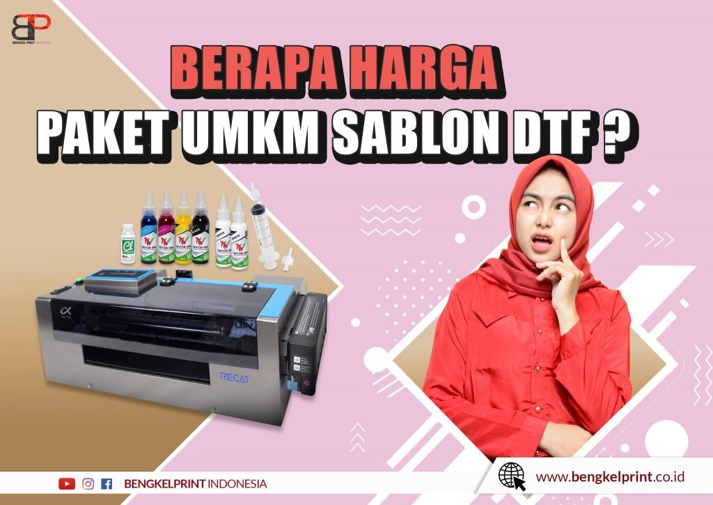 Harga Paket Sablon Tepung DTF  Terbaru Bengkel Print 