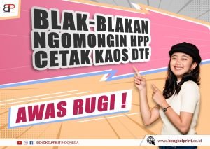 Menghitung Biaya Produksi Kaos DTF