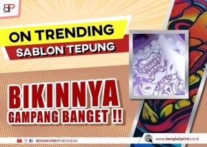 Cara Sablon Tepung Gampang