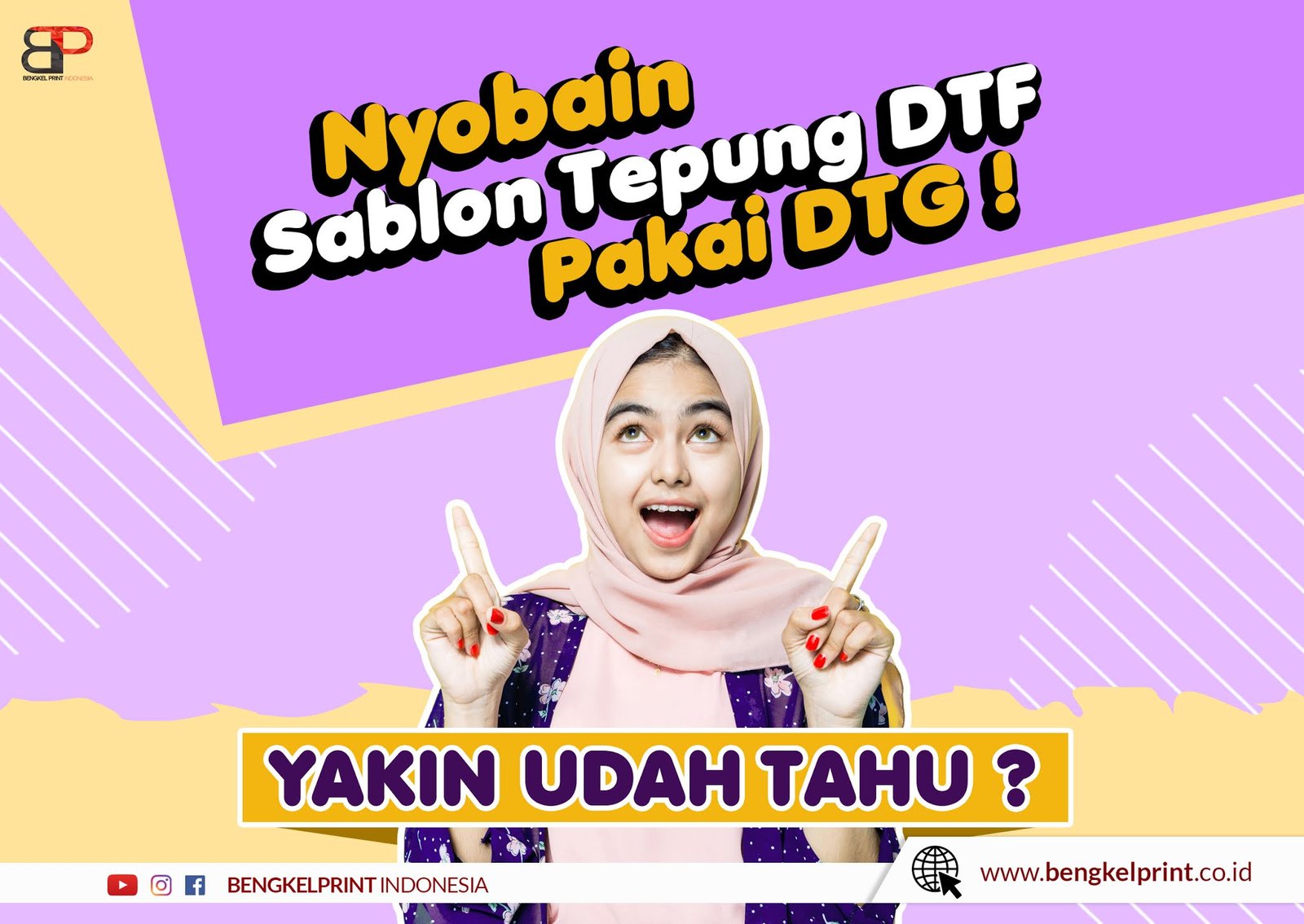 Sablon Kaos DTF Dengan Printer DTG