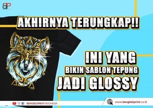 Cara sablon tepung pakai printer DTF