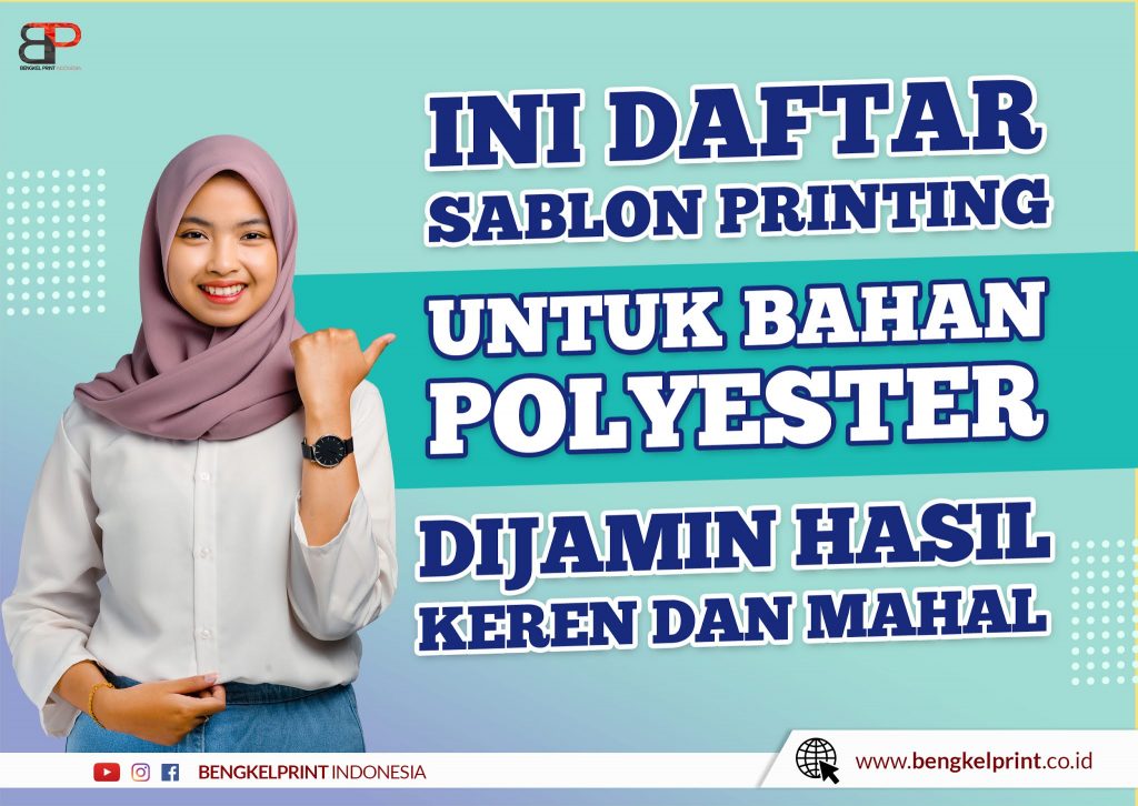 Metode Printing Untuk Sablon Polyester