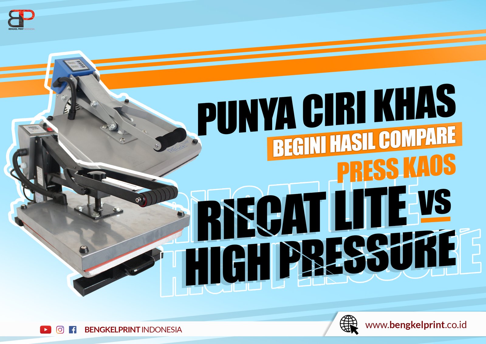 Heat Press Kaos Murah