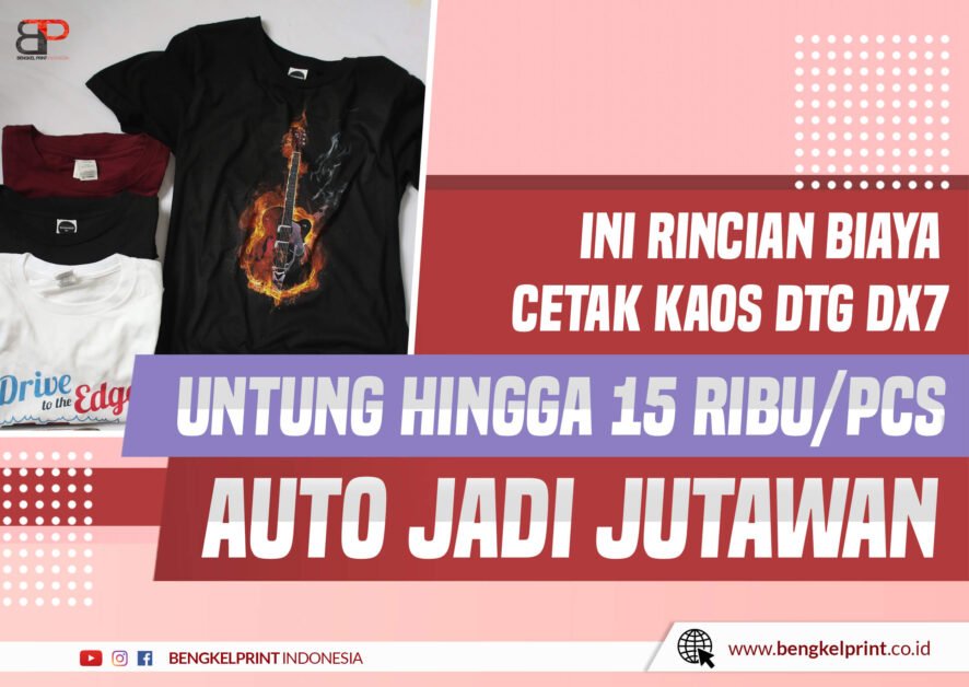 Cara Hitung Modal Sablon DTG DX7