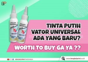 jual Tinta Putih Universal GEN 2 Sablon DTF DTG