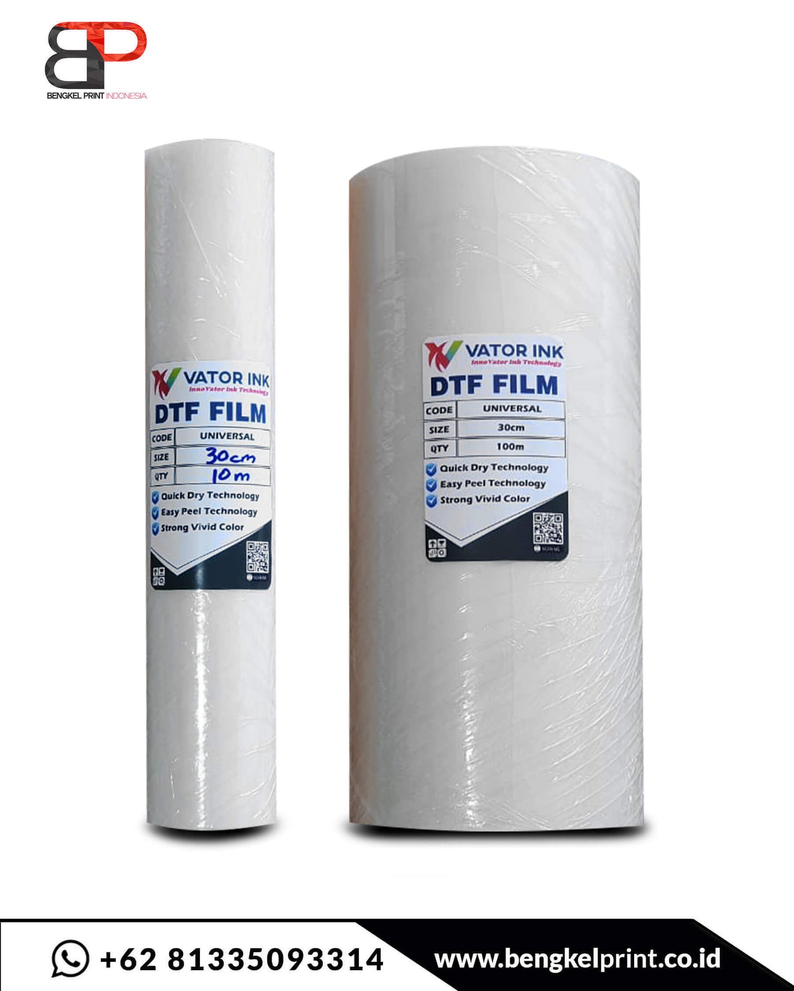 AOK DTF Transfer Film - 100 Sheets A4+ PET Heat Transfer Paper