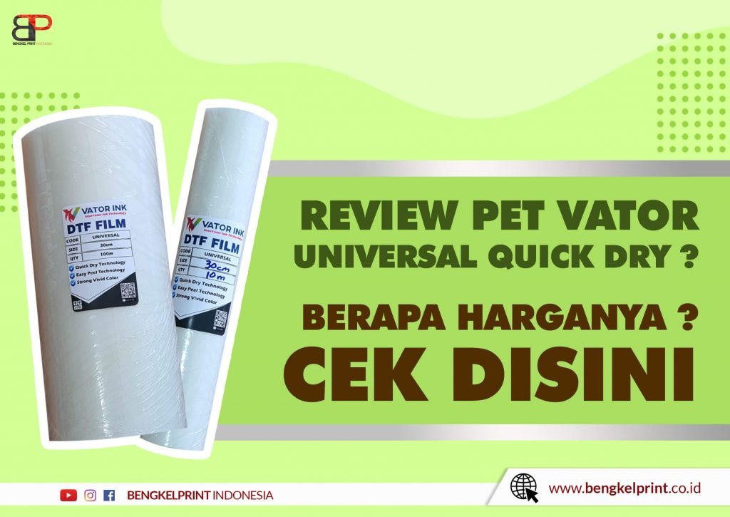 bahan transfer film vator universal murah