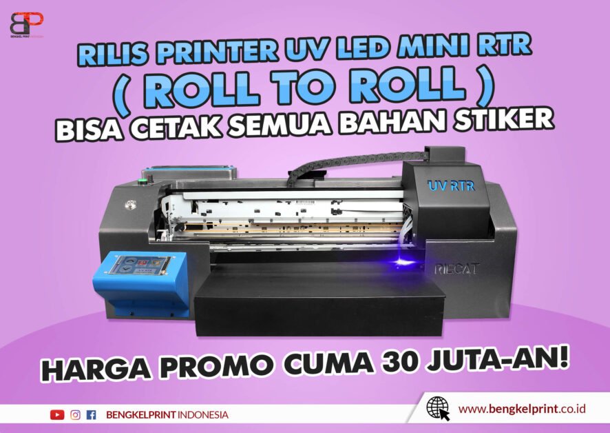 jual printer uv RTR roll to roll A3