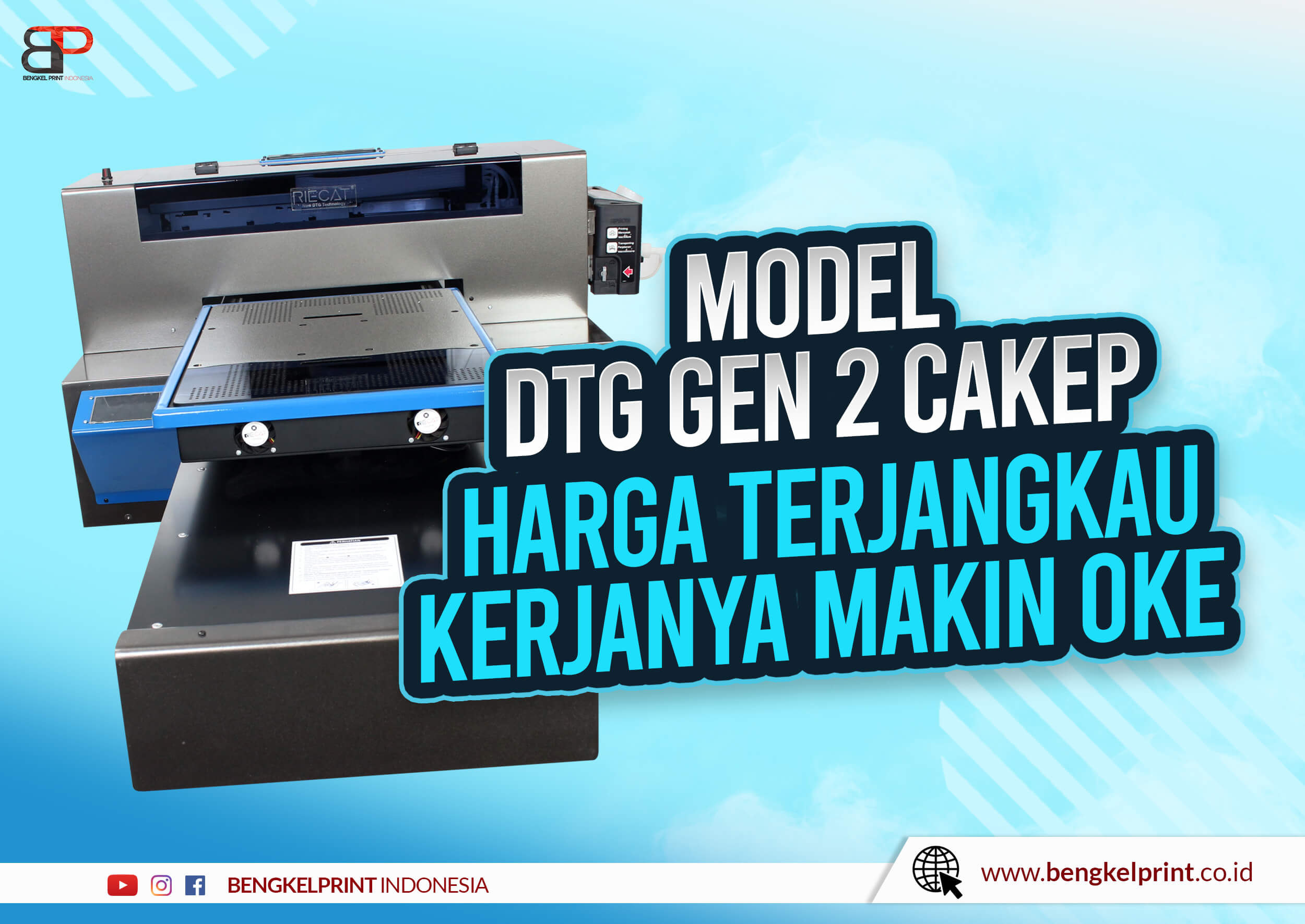 Jual Printer DTG GEN 2 Plus Vacum Portable