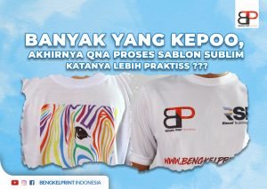 Mengenal Teknik Sablon Sublimasi