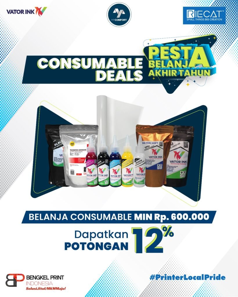 Distributor Consumable DTF murah 