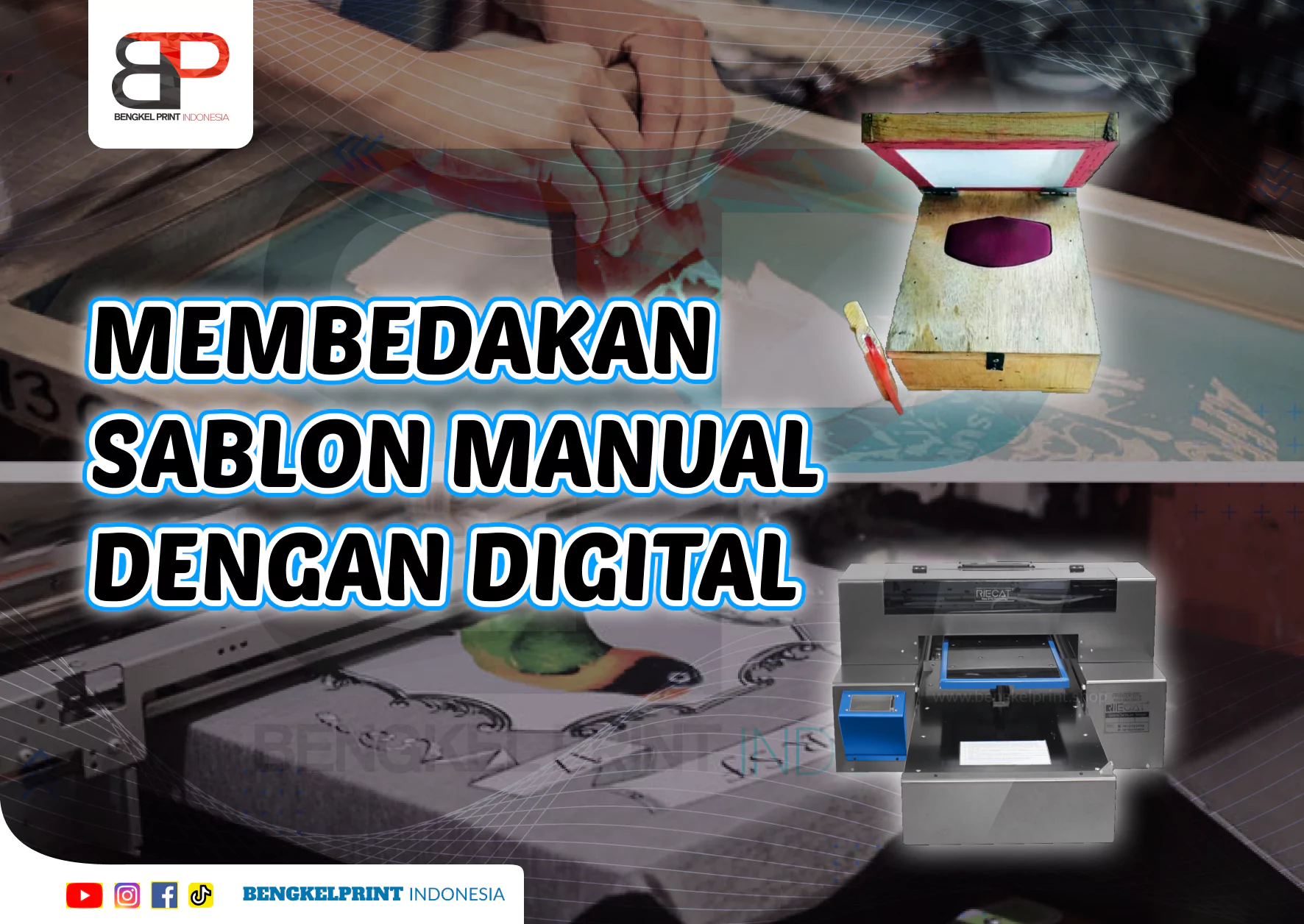 perbedaan sablon manual dengan digital