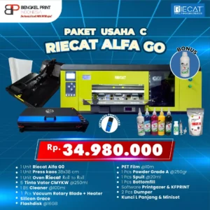Paket usaha lengkap DTF Riecat Alfa G0