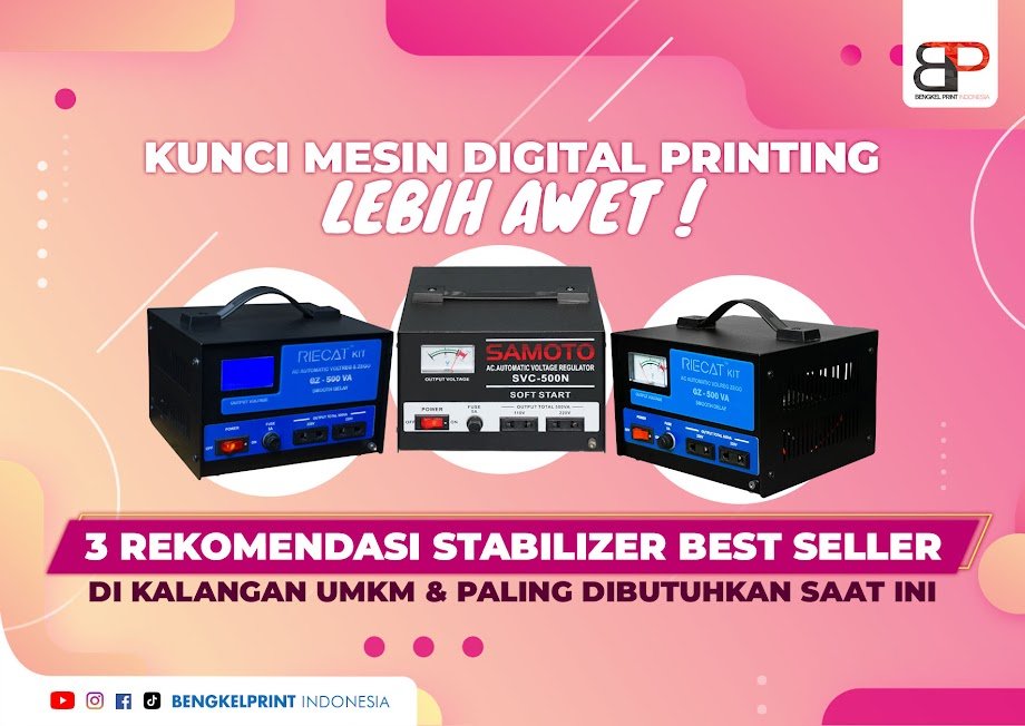 jual stabilizer mesin digital printing